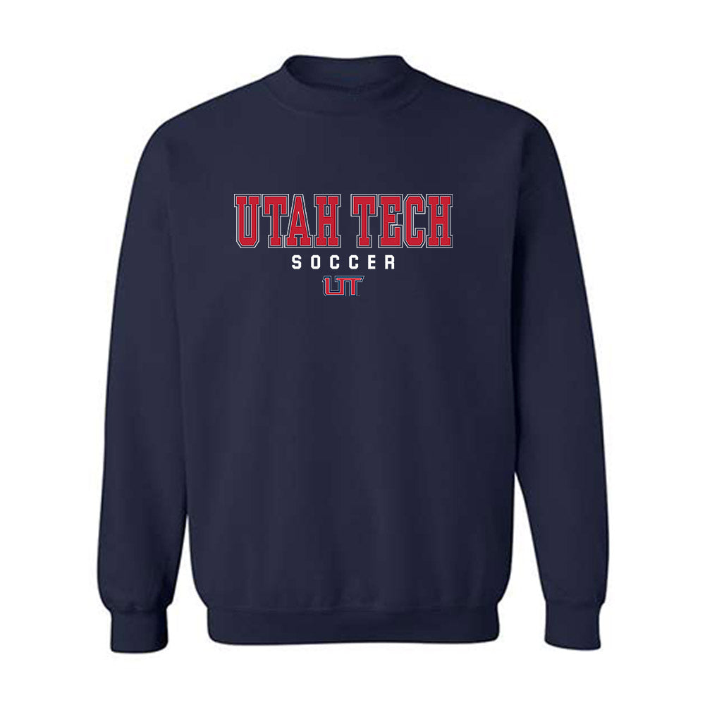 Utah Tech - NCAA Men's Soccer : Caellum Gray - Classic Shersey Crewneck Sweatshirt-0