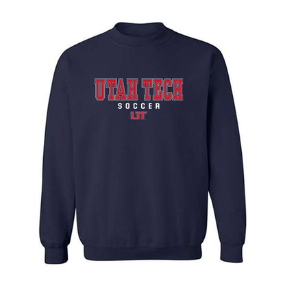 Utah Tech - NCAA Men's Soccer : Caellum Gray - Classic Shersey Crewneck Sweatshirt-0