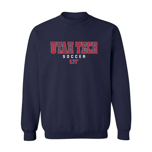 Utah Tech - NCAA Men's Soccer : Caellum Gray - Classic Shersey Crewneck Sweatshirt-0