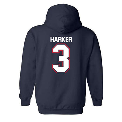 Utah Tech - NCAA Men's Basketball : Boston Harker - Classic Shersey Hooded Sweatshirt-1