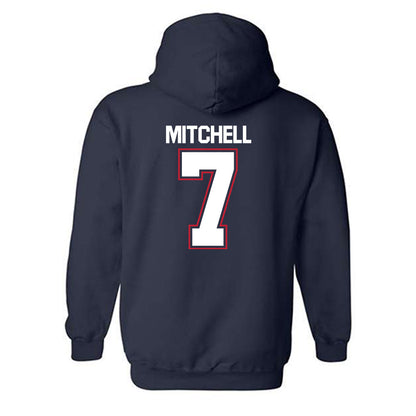 Utah Tech - NCAA Football : Jakheo Mitchell - Classic Shersey Hooded Sweatshirt-1
