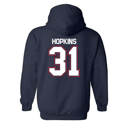 Utah Tech - NCAA Men's Soccer : Alemayehu Hopkins - Classic Shersey Hooded Sweatshirt-1