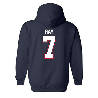 Utah Tech - NCAA Baseball : Tyler Ray - Classic Shersey Hooded Sweatshirt-1