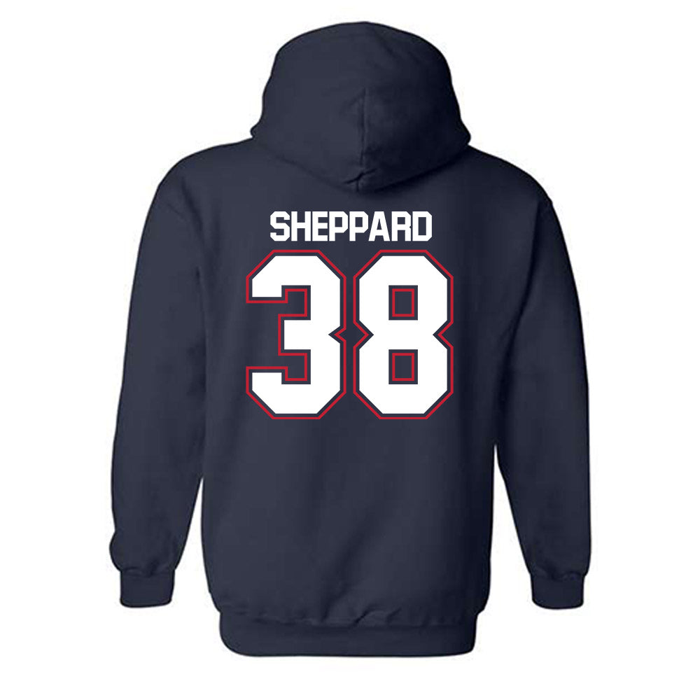 Utah Tech - NCAA Baseball : David Sheppard - Classic Shersey Hooded Sweatshirt-1