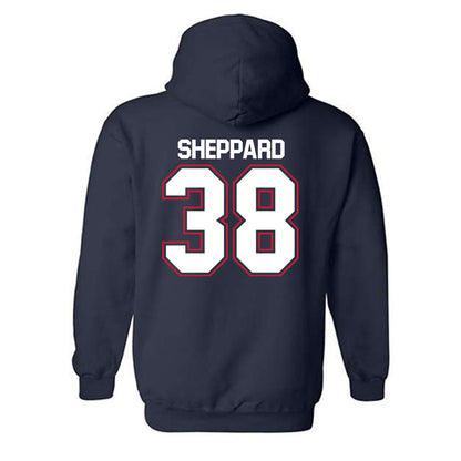 Utah Tech - NCAA Baseball : David Sheppard - Classic Shersey Hooded Sweatshirt-1