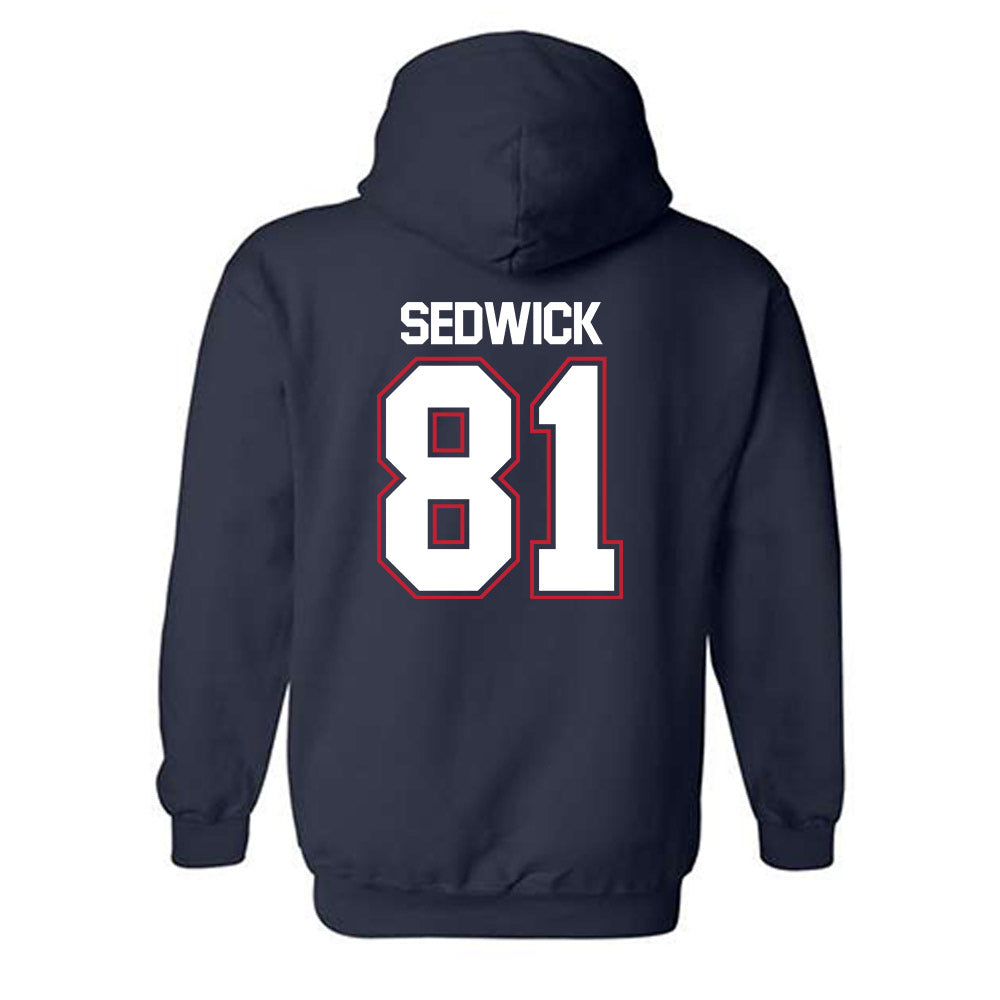 Utah Tech - NCAA Football : Davyn Sedwick - Classic Shersey Hooded Sweatshirt-1