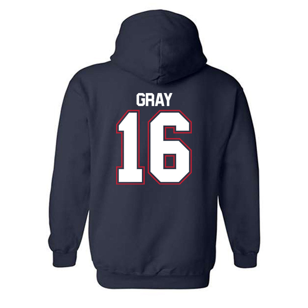 Utah Tech - NCAA Men's Soccer : Caellum Gray - Classic Shersey Hooded Sweatshirt-1