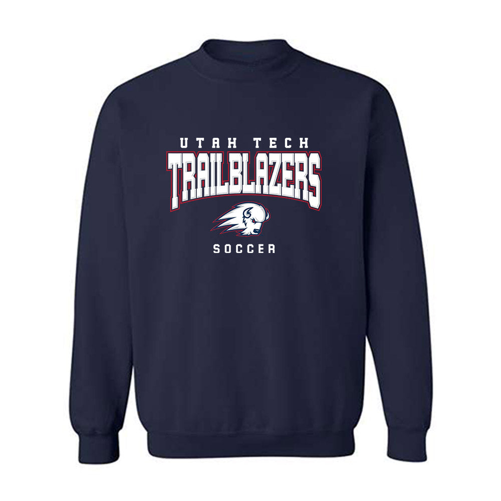 Utah Tech - NCAA Men's Soccer : Caellum Gray - Classic Shersey Crewneck Sweatshirt-0
