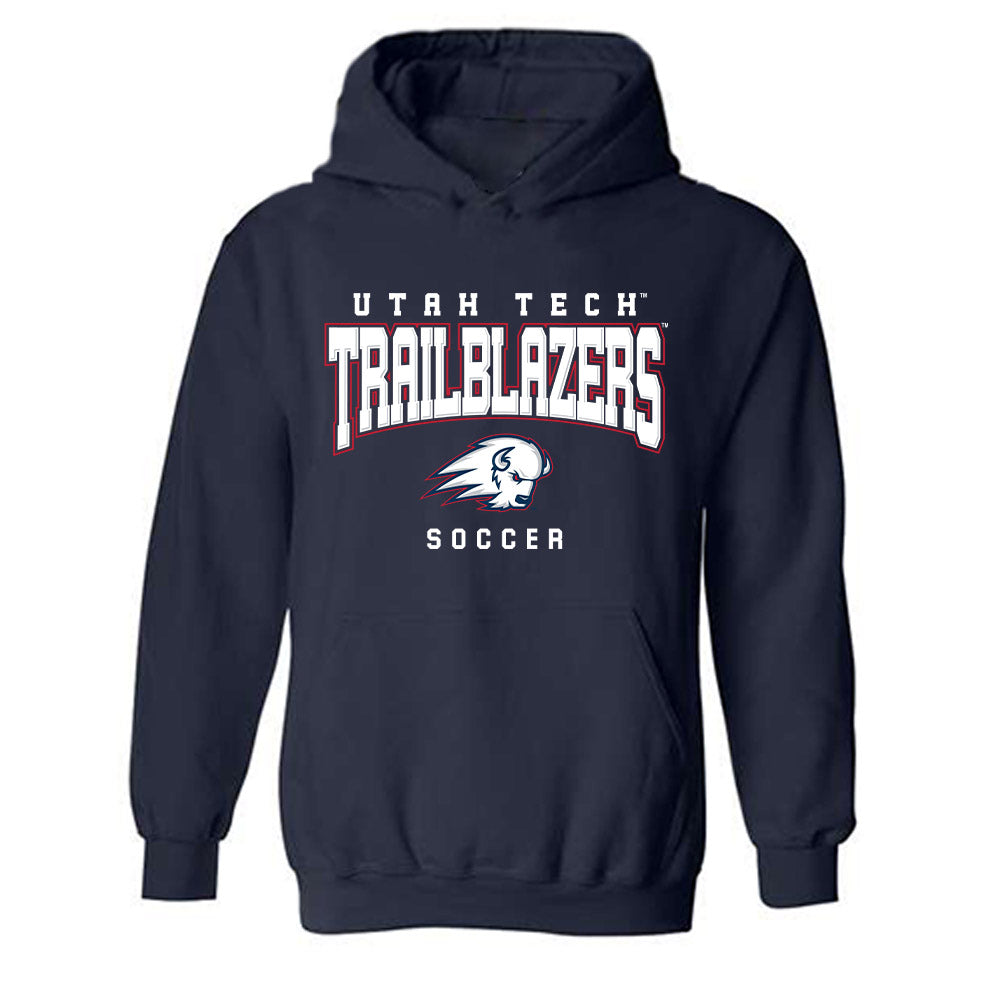 Utah Tech - NCAA Men's Soccer : Caellum Gray - Classic Shersey Hooded Sweatshirt-0