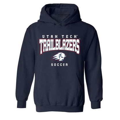 Utah Tech - NCAA Men's Soccer : Caellum Gray - Classic Shersey Hooded Sweatshirt-0