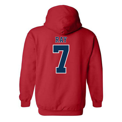 Utah Tech - NCAA Baseball : Tyler Ray - Classic Shersey Hooded Sweatshirt-1