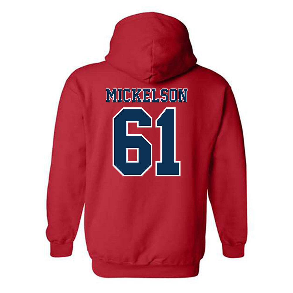 Utah Tech - NCAA Football : Connor Mickelson - Classic Shersey Hooded Sweatshirt-1