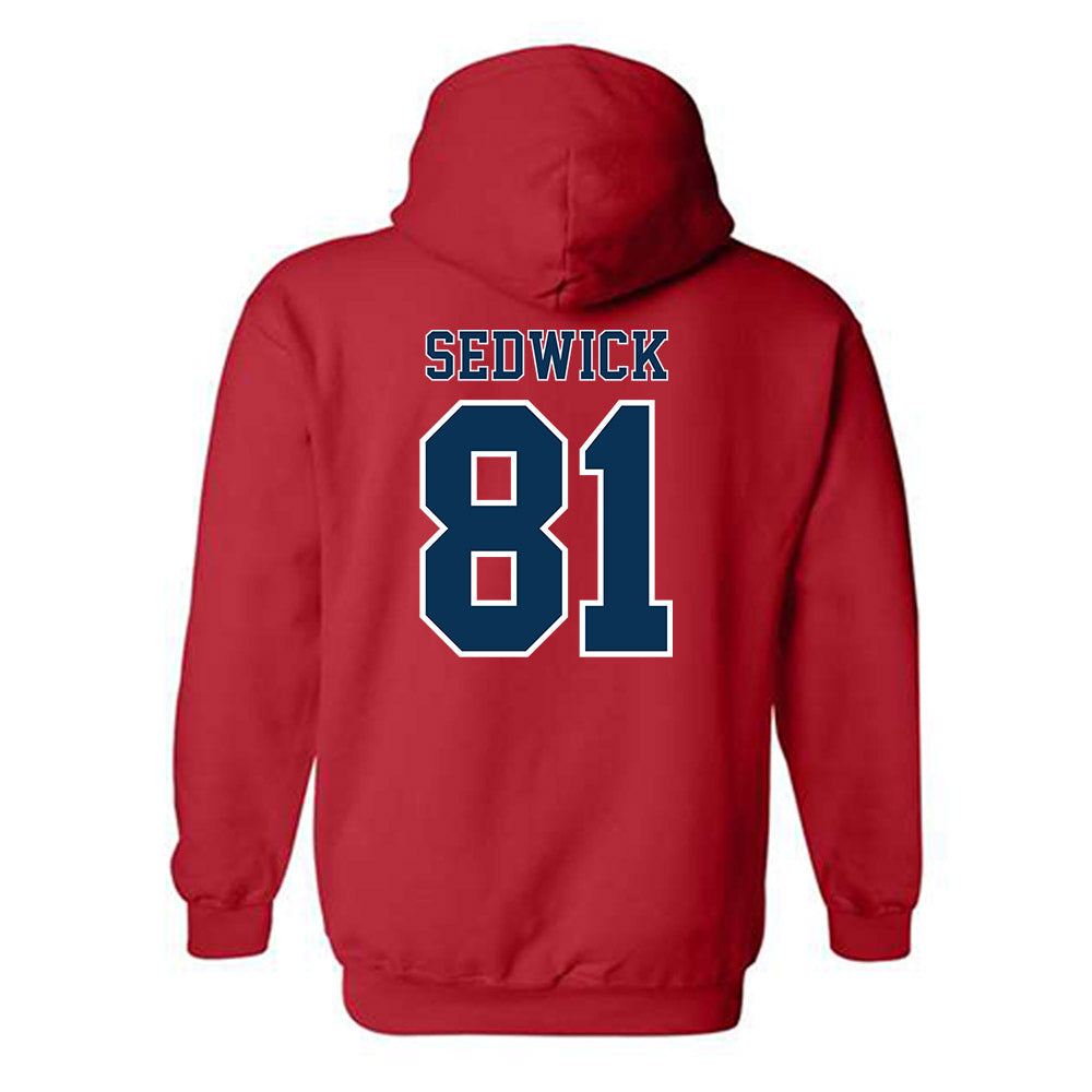 Utah Tech - NCAA Football : Davyn Sedwick - Classic Shersey Hooded Sweatshirt-1
