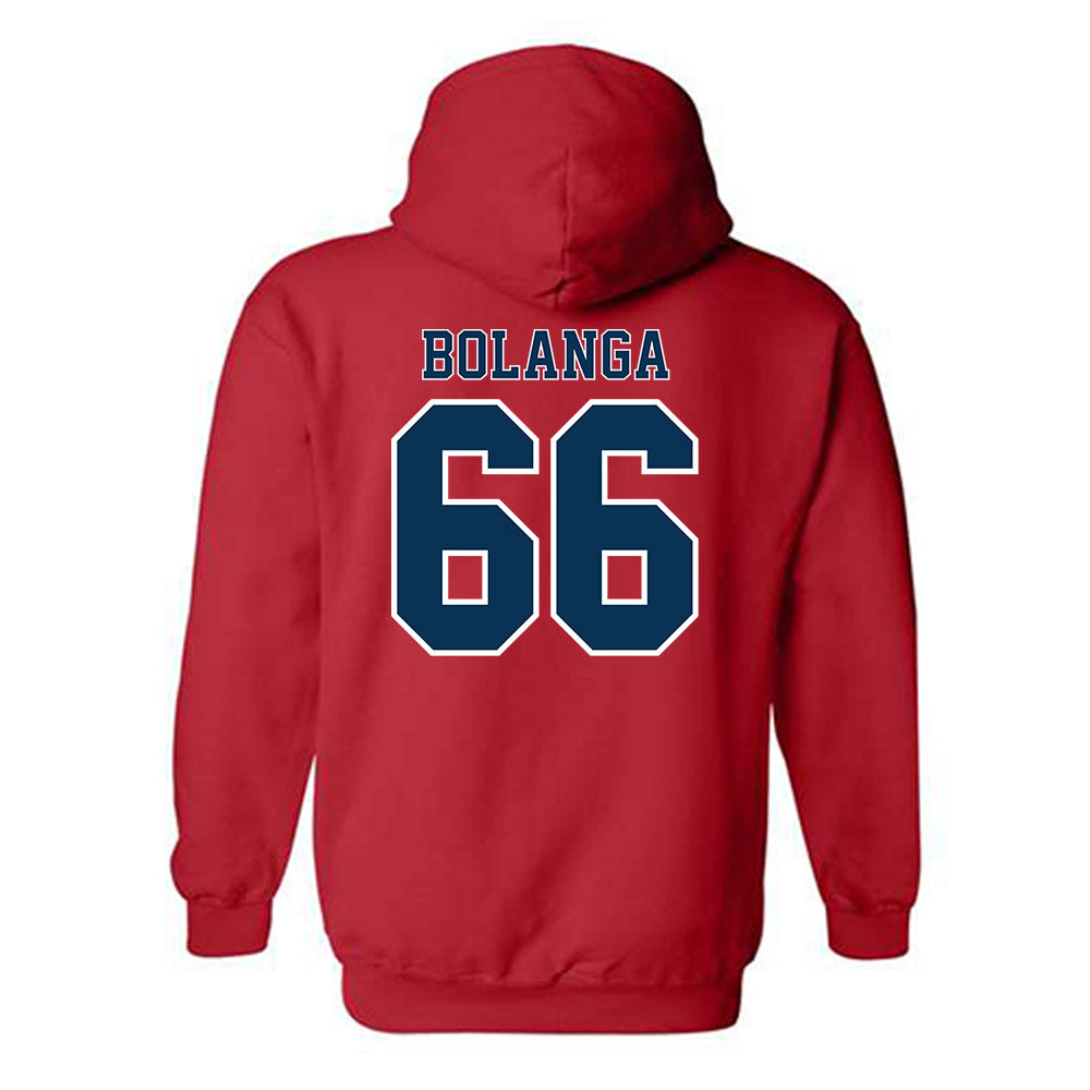 Utah Tech - NCAA Men's Basketball : Noah Bolanga - Classic Shersey Hooded Sweatshirt-1
