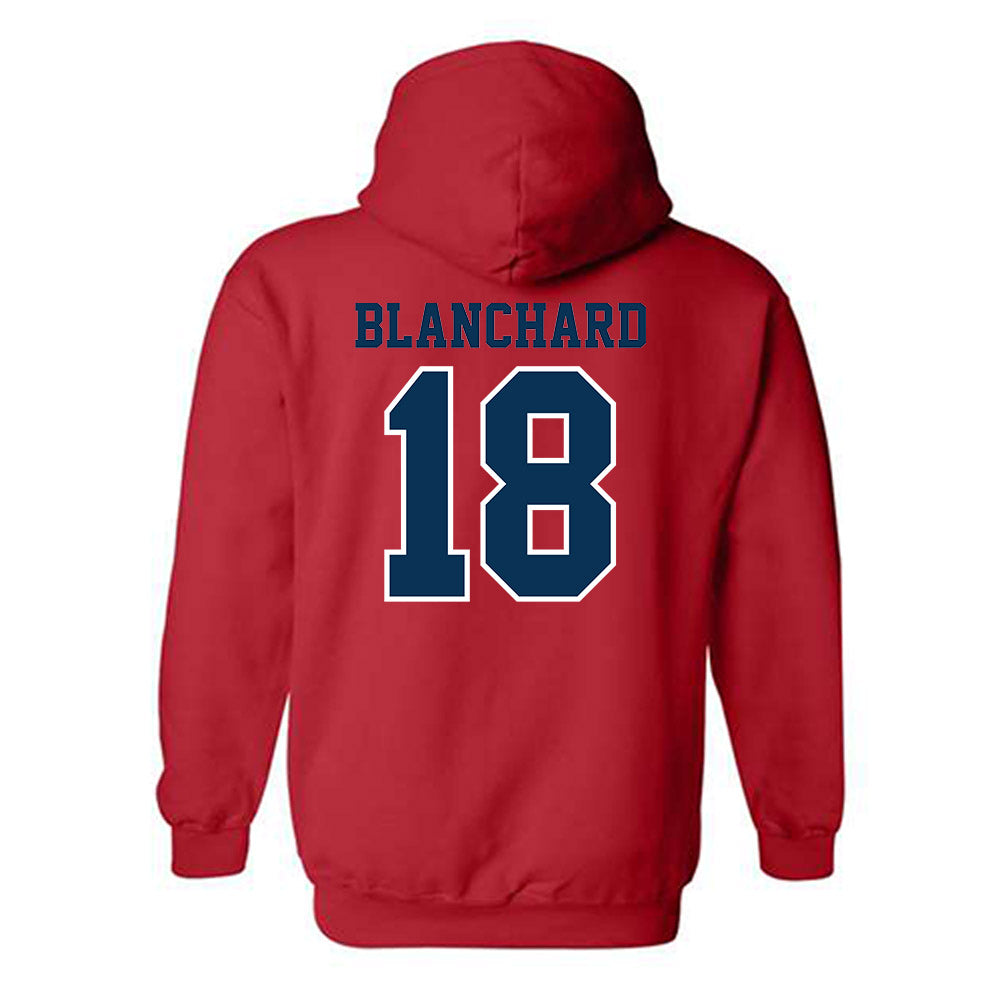 Utah Tech - NCAA Women's Soccer : Emily Blanchard - Classic Shersey Hooded Sweatshirt-1