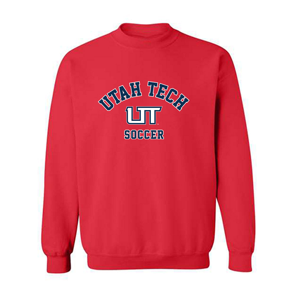 Utah Tech - NCAA Men's Soccer : Caellum Gray - Classic Shersey Crewneck Sweatshirt-0