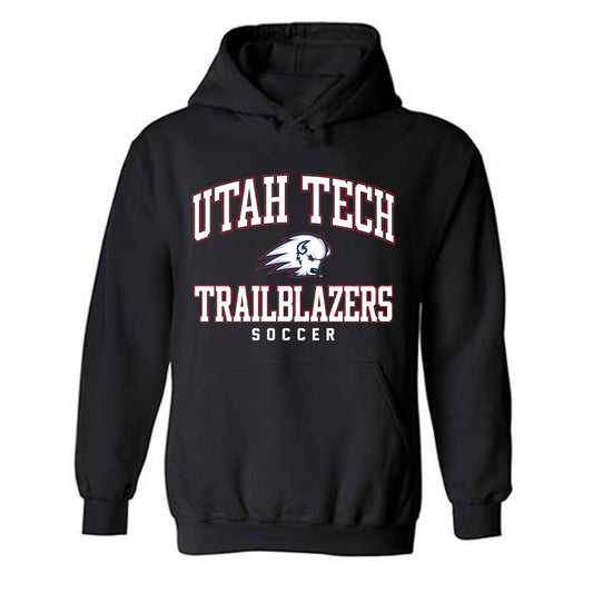 Utah Tech - NCAA Men's Soccer : Caellum Gray - Classic Shersey Hooded Sweatshirt-0
