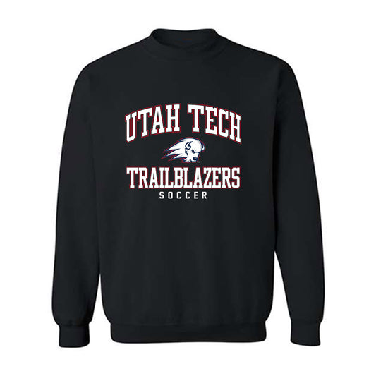 Utah Tech - NCAA Men's Soccer : Caellum Gray - Classic Shersey Crewneck Sweatshirt-0