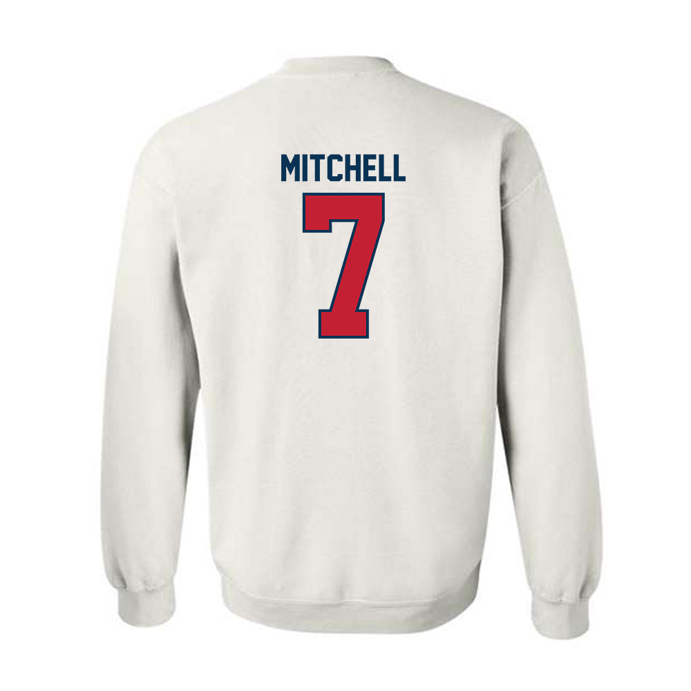 Utah Tech - NCAA Football : Jakheo Mitchell - Classic Shersey Crewneck Sweatshirt-1