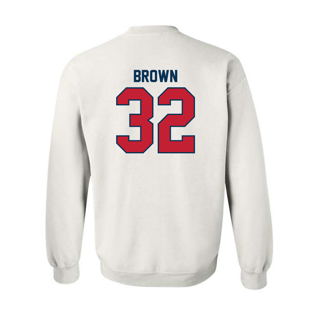 Utah Tech - NCAA Football : Fisher Brown - Classic Shersey Crewneck Sweatshirt-1