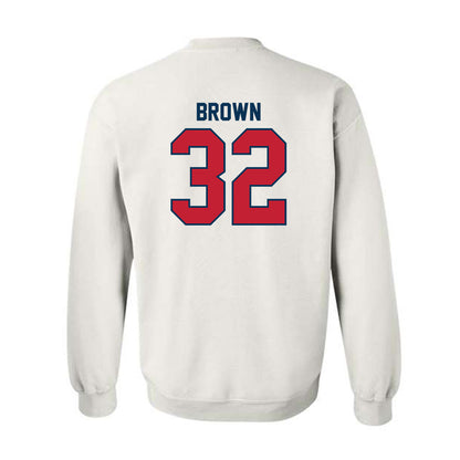 Utah Tech - NCAA Football : Fisher Brown - Classic Shersey Crewneck Sweatshirt-1