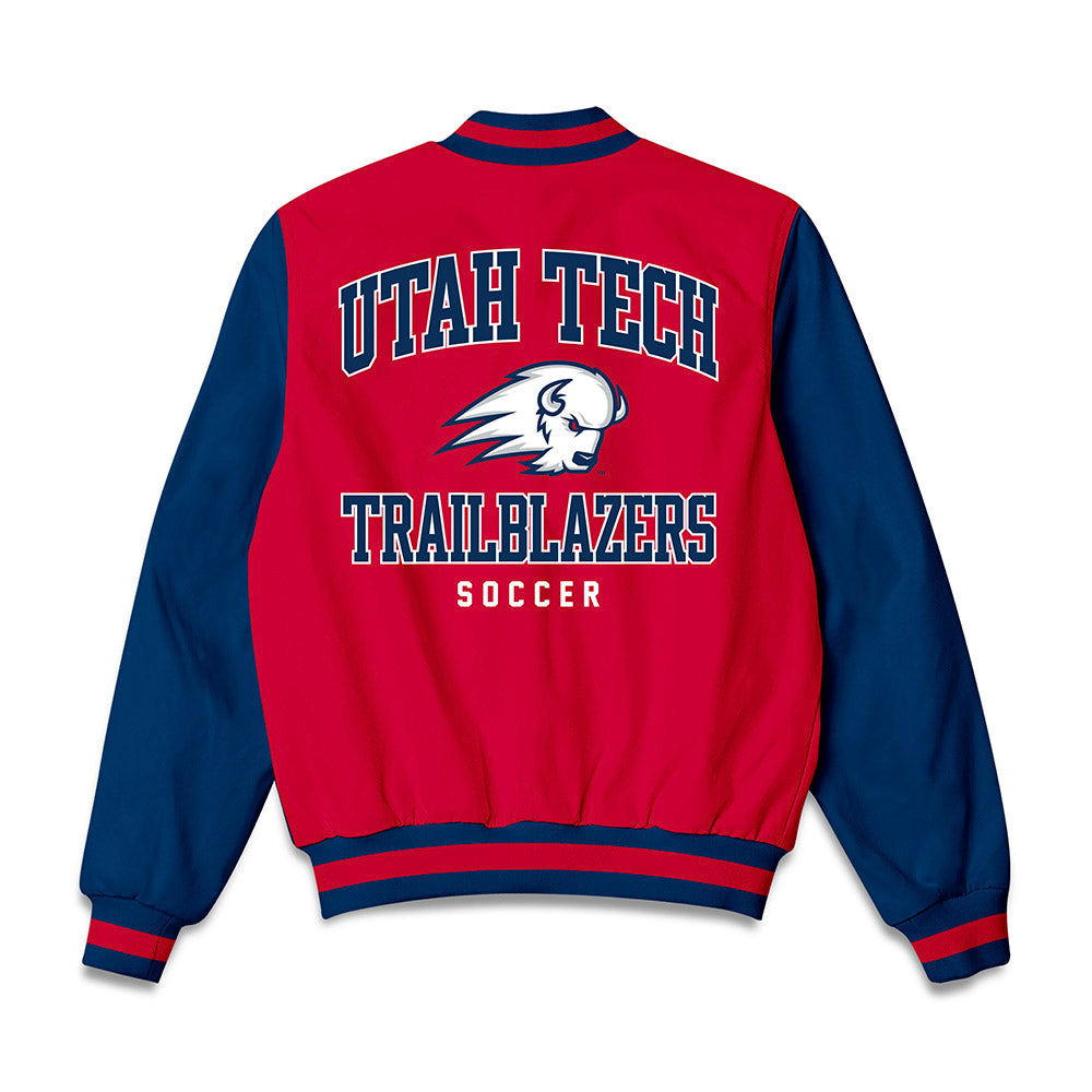 Utah Tech - NCAA Men's Soccer : Caellum Gray - Bomber Jacket-1