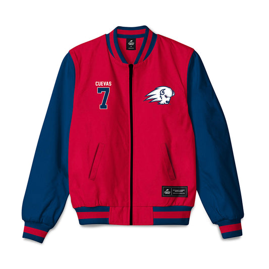 Utah Tech - NCAA Men's Soccer : Samir Cuevas - Bomber Jacket-0
