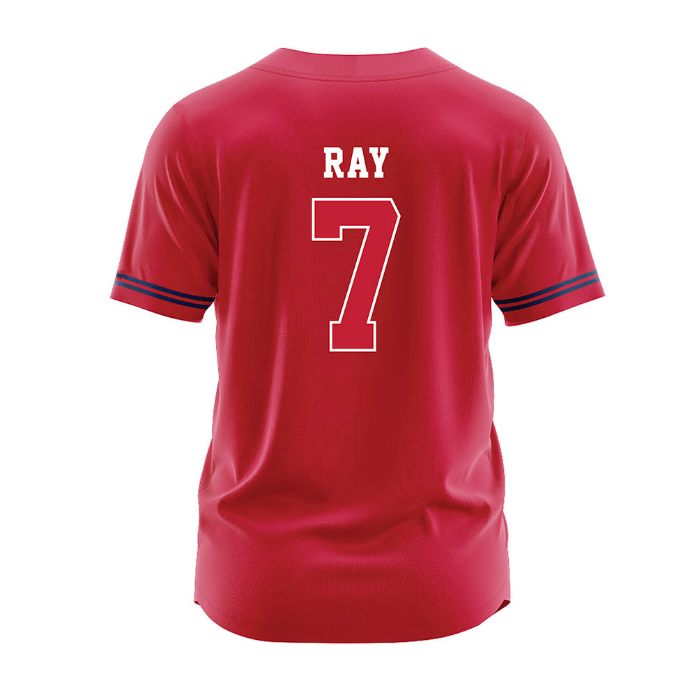 Utah Tech - NCAA Baseball : Tyler Ray - Red Jersey-1