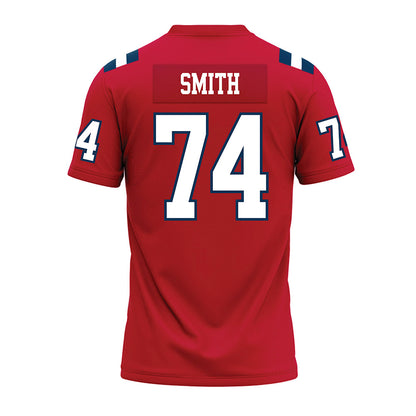 Utah Tech - NCAA Football : Camden Smith - Red Premium Football Jersey-1