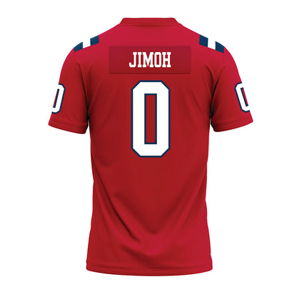 Utah Tech - NCAA Football : Jeremiah Jimoh - Red Premium Football Jersey-1