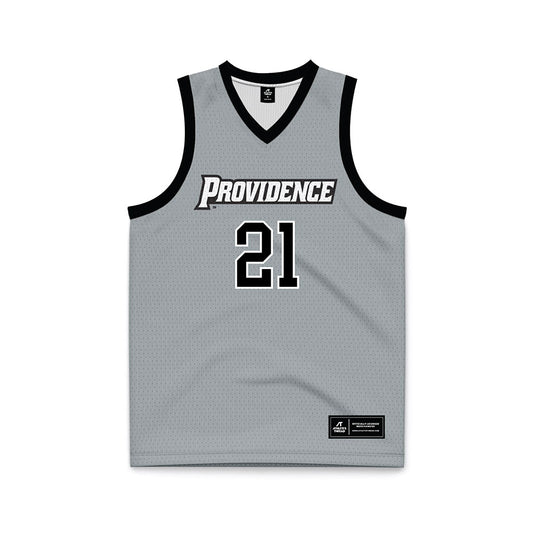 Providence - NCAA Women's Basketball : Payton Dunbar - Grey Basketball Jersey-0