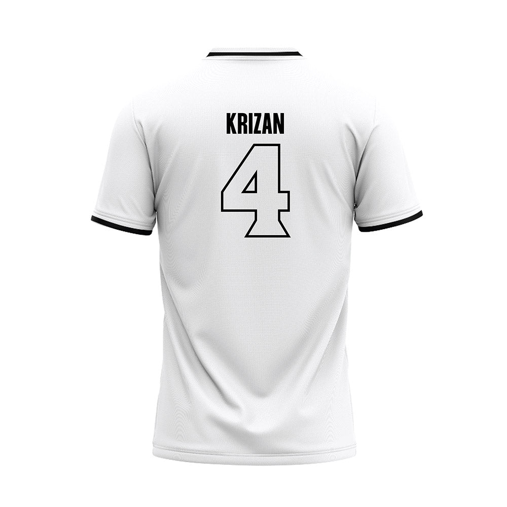 Providence - NCAA Softball : Zoe Krizan - White Baseball Jersey-1