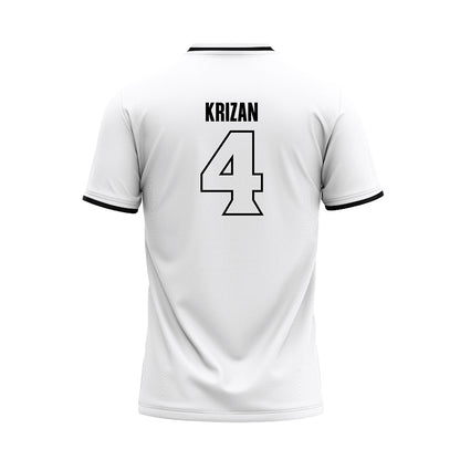 Providence - NCAA Softball : Zoe Krizan - White Baseball Jersey-1