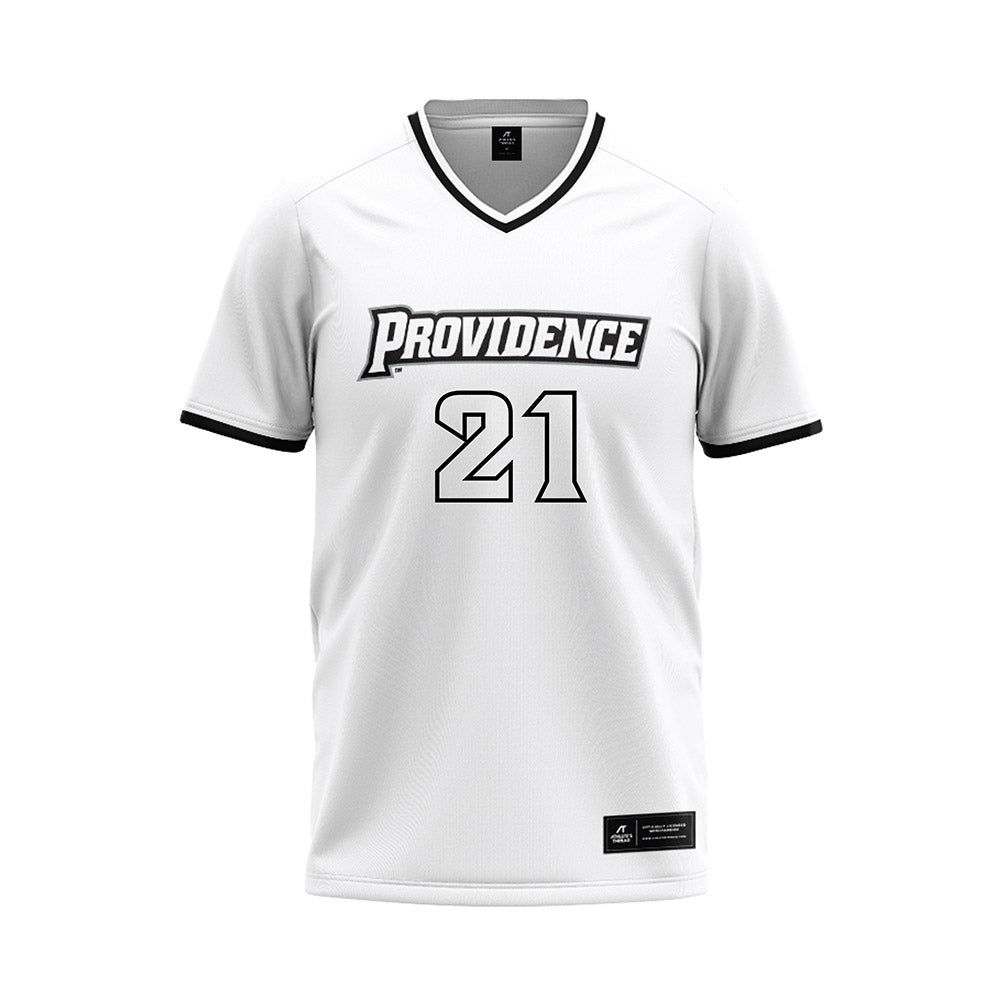 Providence - NCAA Softball : Becca Weaver - White Baseball Jersey-0