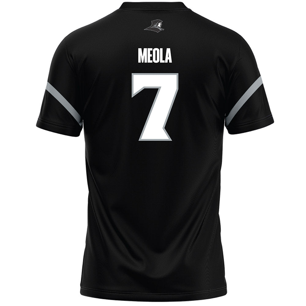 Providence - NCAA Men's Lacrosse : Luca Meola - Black Lacrosse Jersey -1