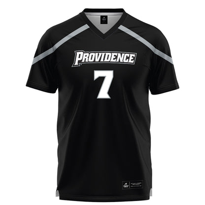 Providence - NCAA Men's Lacrosse : Luca Meola - Black Lacrosse Jersey -0