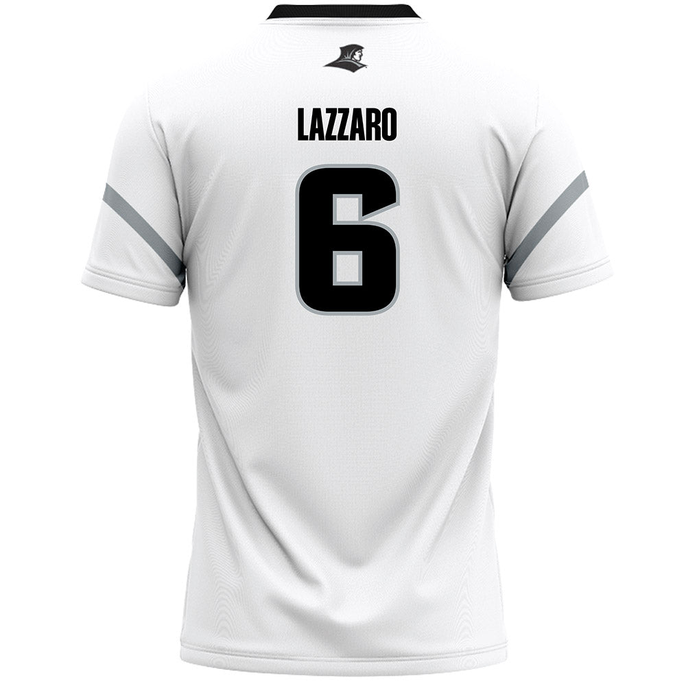 Providence - NCAA Men's Lacrosse : Matthew Lazzaro - White Lacrosse Jersey -1