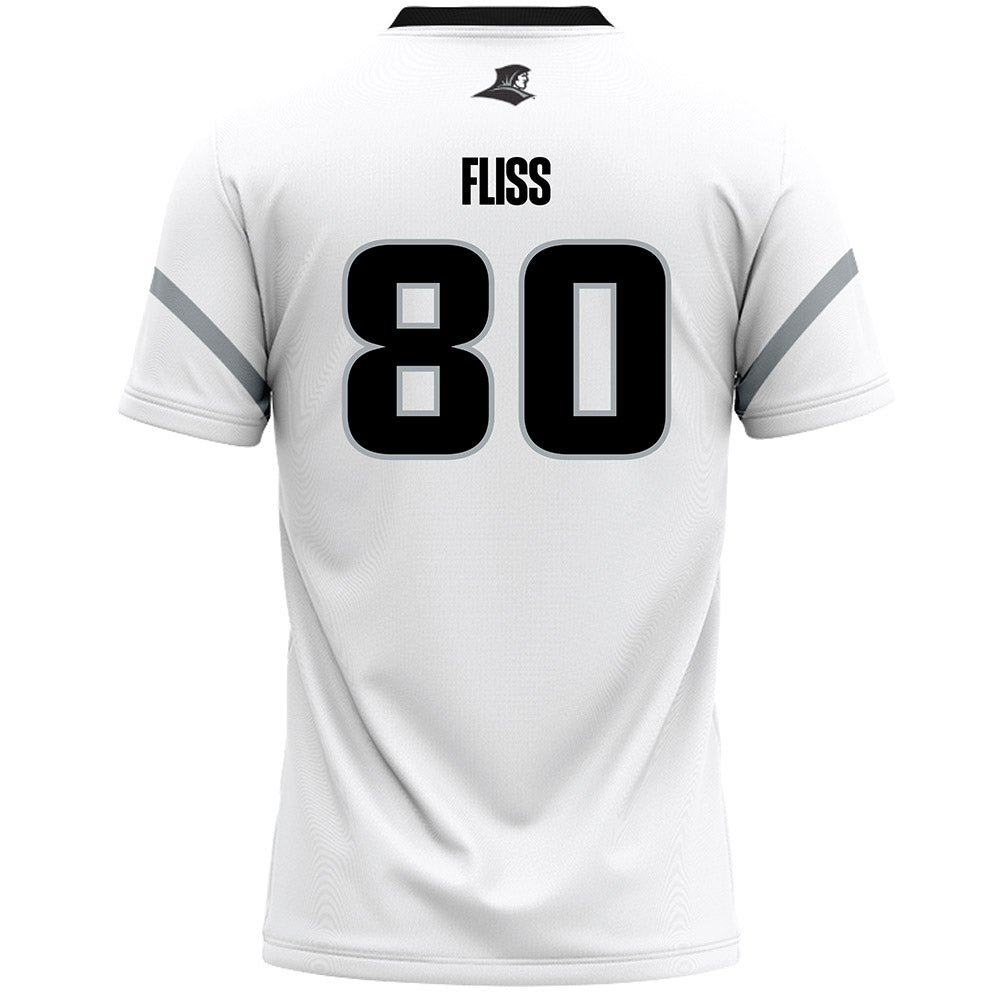 Providence - NCAA Men's Lacrosse : Luke Fliss - White Lacrosse Jersey -1