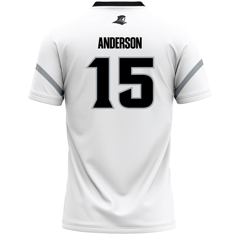 Providence - NCAA Men's Lacrosse : Cooper Anderson - White Lacrosse Jersey -1
