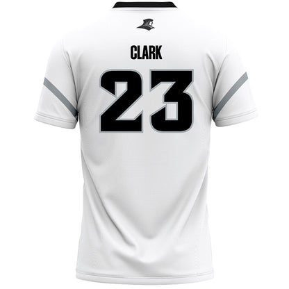 Providence - NCAA Men's Lacrosse : Sam Clark - White Lacrosse Jersey -1