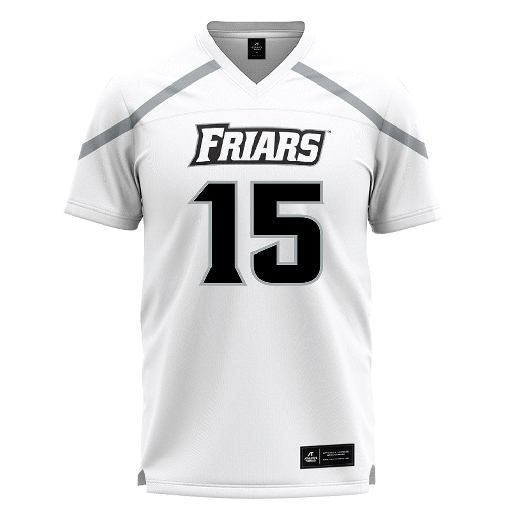 Providence - NCAA Men's Lacrosse : Ryan Bell - White Lacrosse Jersey -0