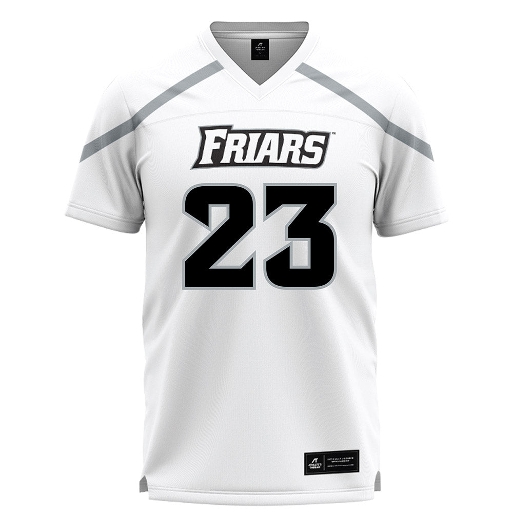 Providence - NCAA Men's Lacrosse : Sam Clark - White Lacrosse Jersey -0