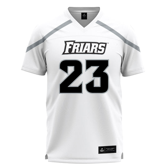 Providence - NCAA Men's Lacrosse : Sam Clark - White Lacrosse Jersey -0
