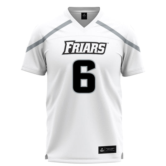 Providence - NCAA Men's Lacrosse : Matthew Lazzaro - White Lacrosse Jersey -0