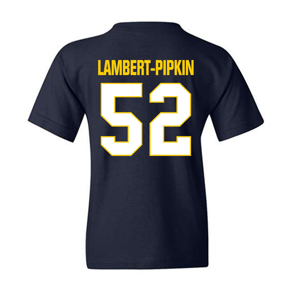 Toledo - NCAA Football : Lucas Lambert-Pipkin - Classic Shersey Youth T-Shirt-1