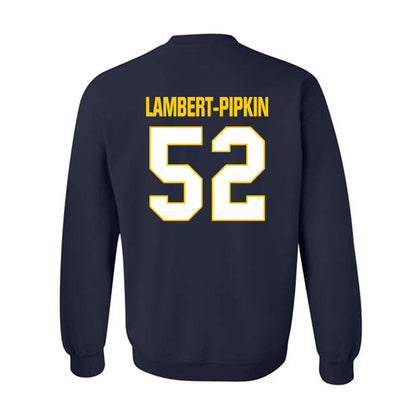 Toledo - NCAA Football : Lucas Lambert-Pipkin - Classic Shersey Crewneck Sweatshirt-1