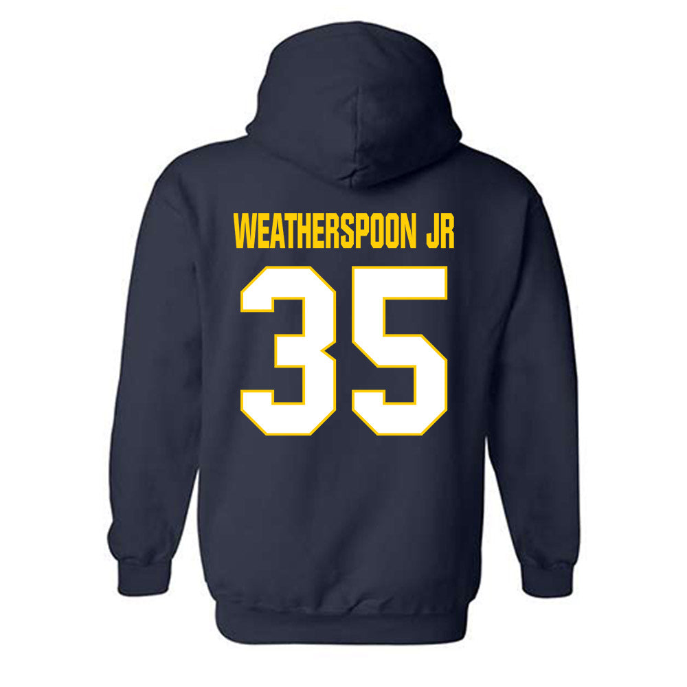 Toledo - NCAA Football : Bryant Weatherspoon jr - Classic Shersey Hooded Sweatshirt-1