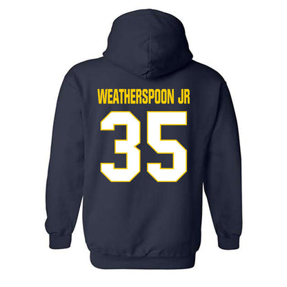 Toledo - NCAA Football : Bryant Weatherspoon jr - Classic Shersey Hooded Sweatshirt-1