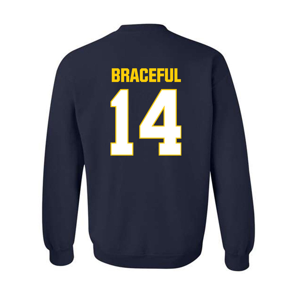 Toledo - NCAA Football : Tashi Braceful - Classic Shersey Crewneck Sweatshirt-1
