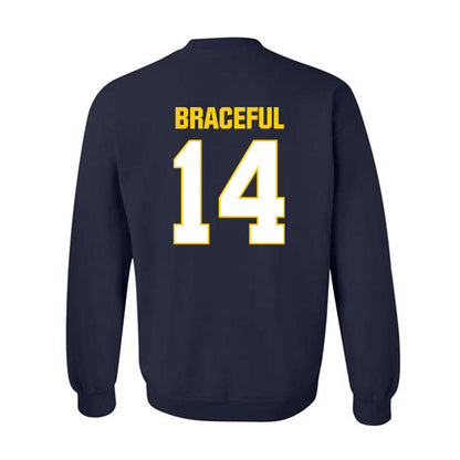 Toledo - NCAA Football : Tashi Braceful - Classic Shersey Crewneck Sweatshirt-1